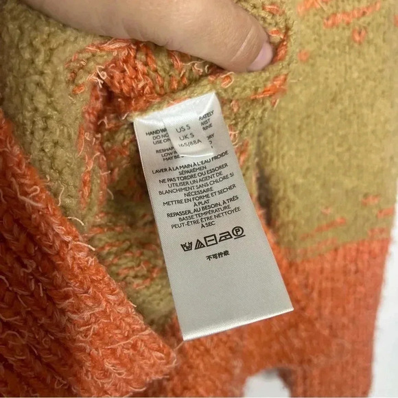 Pilcro Coral Tan Pullover Sweater Size Small - Picture 4 of 8